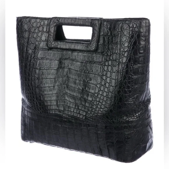 Rare Nancy Gonzalez Genuine Crocodile Vintage Tote 🐊 - Picture 1 of 4